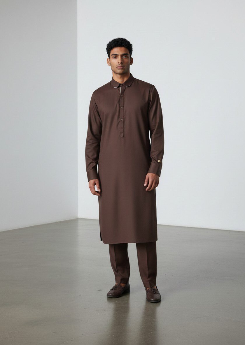 CLASSIC PLUM KAMEEZ SHALWAR