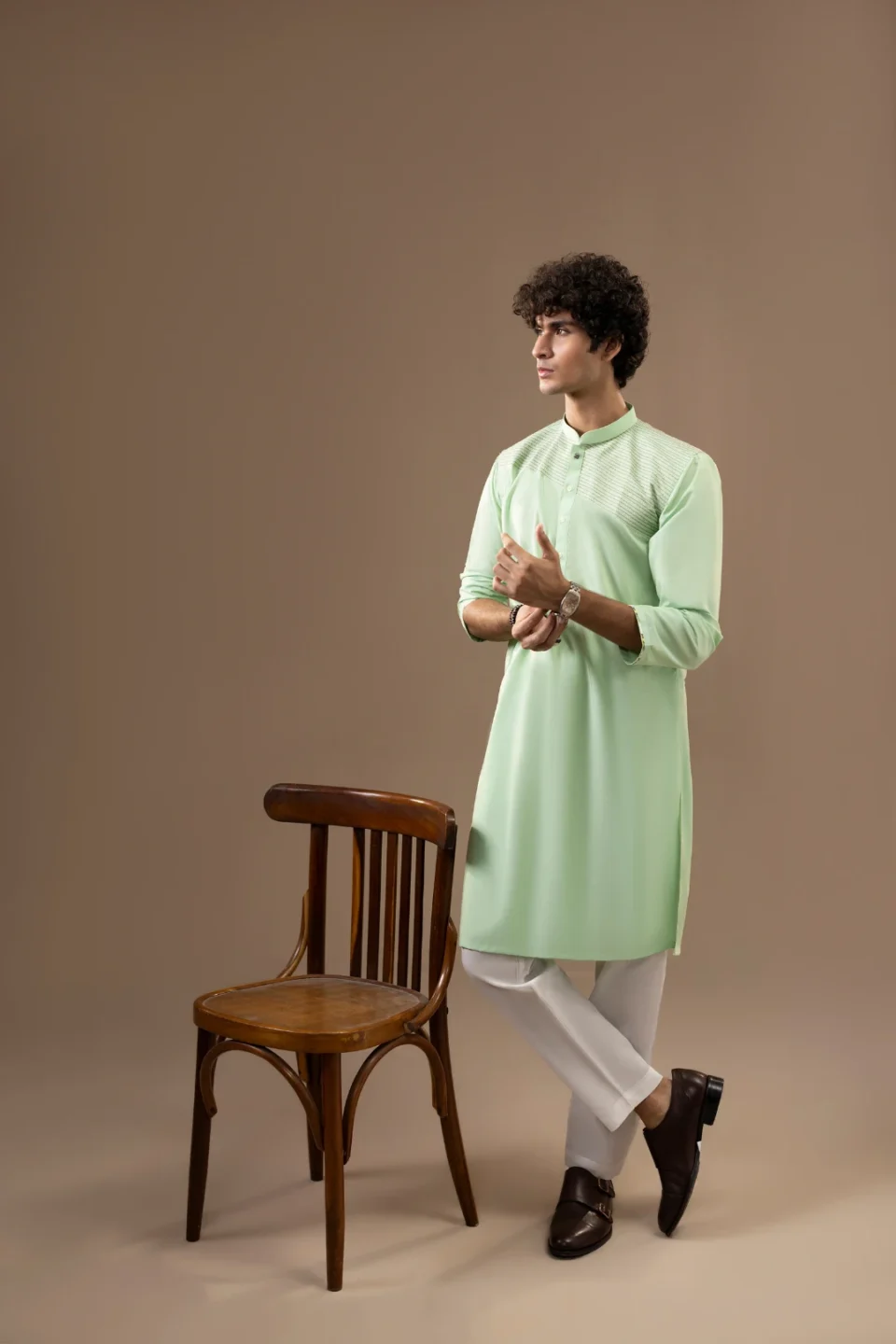 CLASSIC GRAPE GREEN KAMEEZ SHALWAR