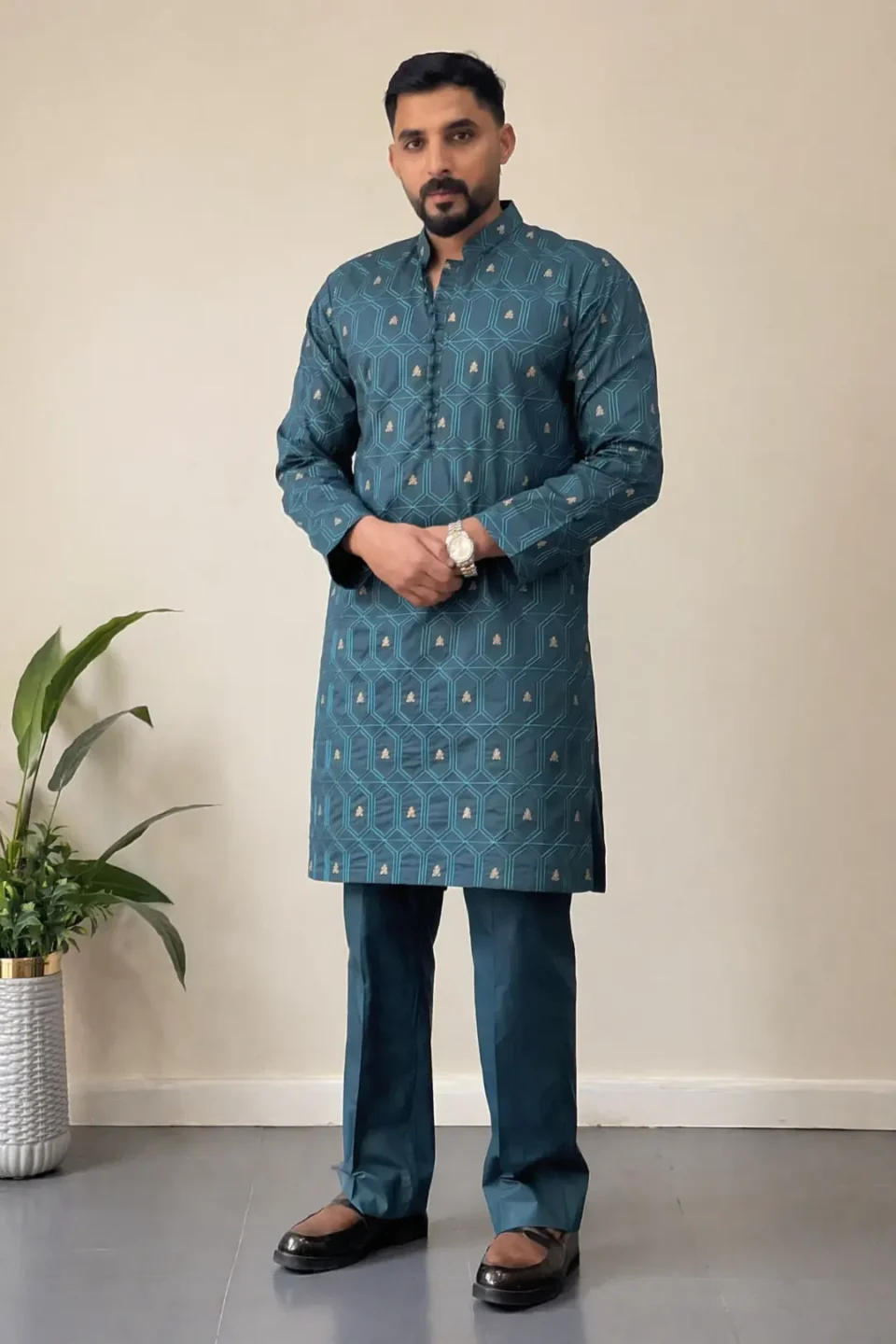 MOONGIA EMBROIDED SUIT