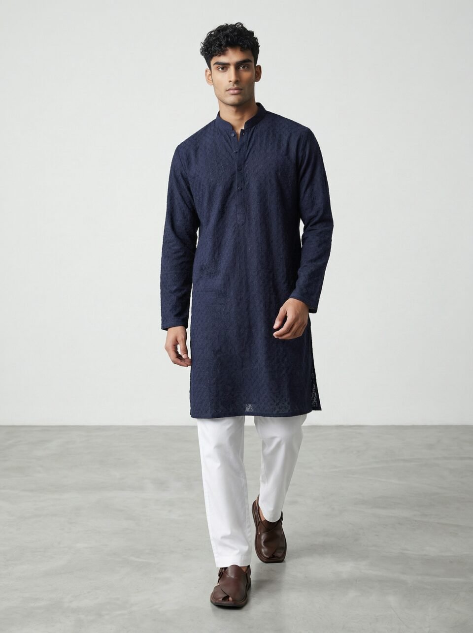 Midnight Grain Kurta Trouser